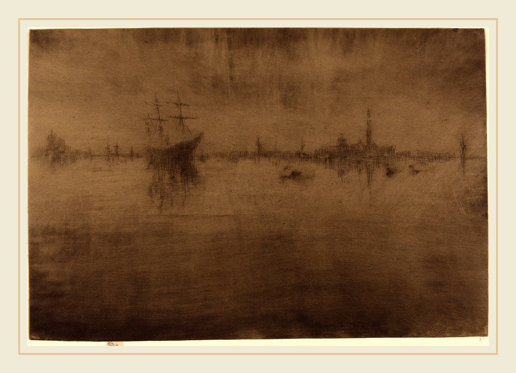 Detail of Nocturne by James McNeill Whistler