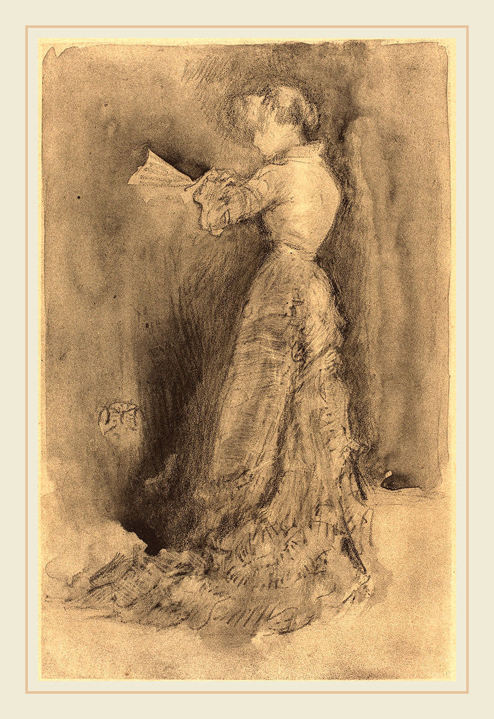 Detail of The Toilet, 1878 by James McNeill Whistler