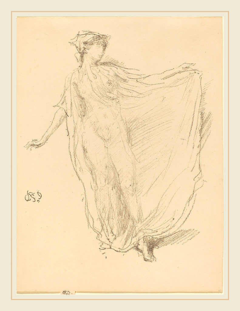 Detail of The Dancing Girl, 1890 by James McNeill Whistler