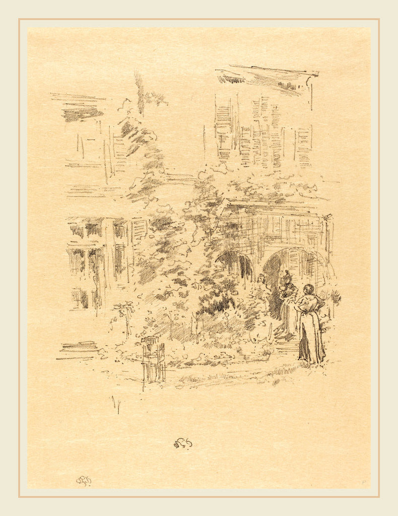 Detail of The Garden Porch, 1894 by James McNeill Whistler