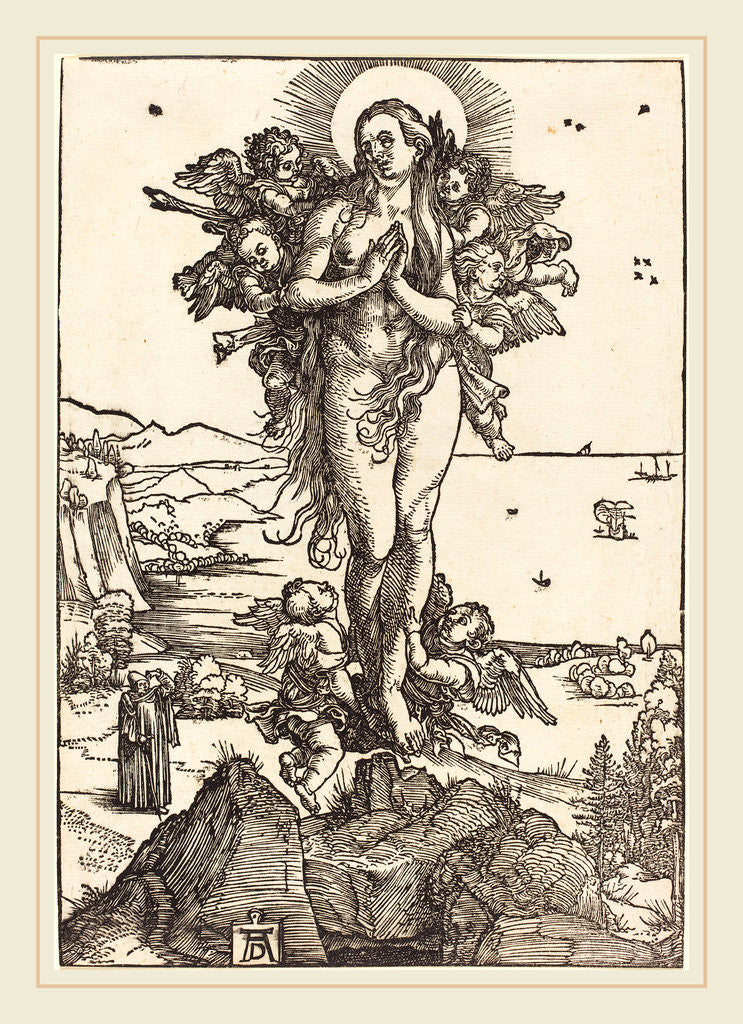 Detail of The Elevation of Saint Mary Magdalene by Albrecht Dürer