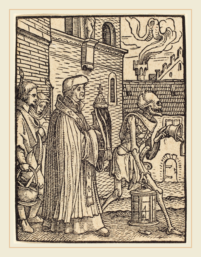 Detail of Parish Priest by Hans Holbein the Younger