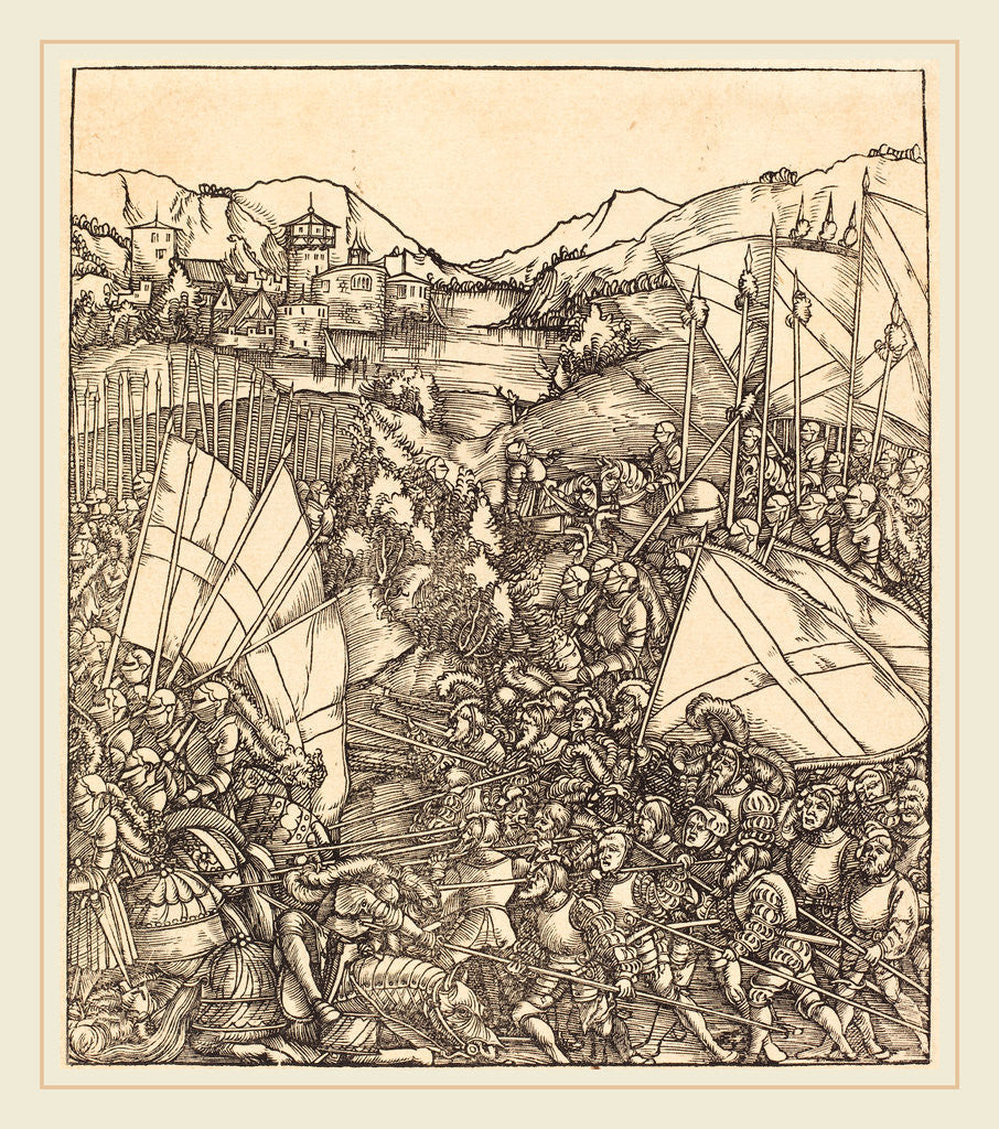 Detail of The War at Hainault by Hans Springinklee
