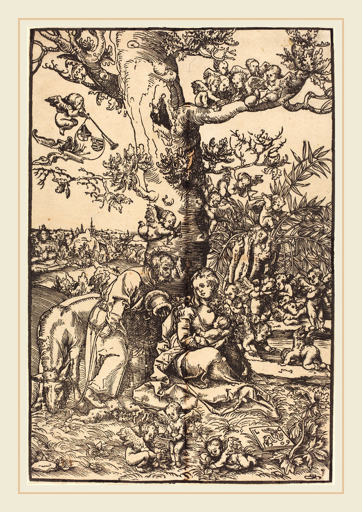 Detail of The Rest on the Flight into Egypt, 1509 by Lucas Cranach the Elder