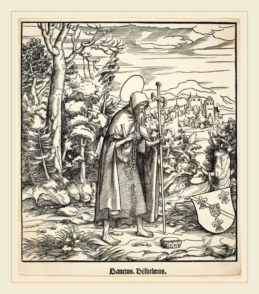 Detail of Saint Bilhelmus by Leonhard Beck