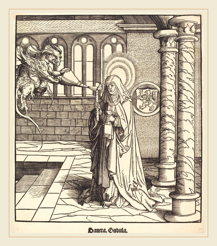 Detail of Saint Gudula by Leonhard Beck