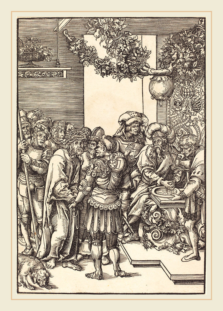 Detail of Pilate Washing His Hands, in or before 1509 by Lucas Cranach the Elder
