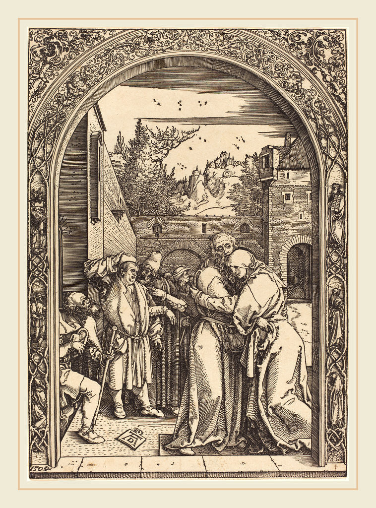 Detail of Joachim and Anna at the Golden Gate, 1504 by Albrecht Dürer