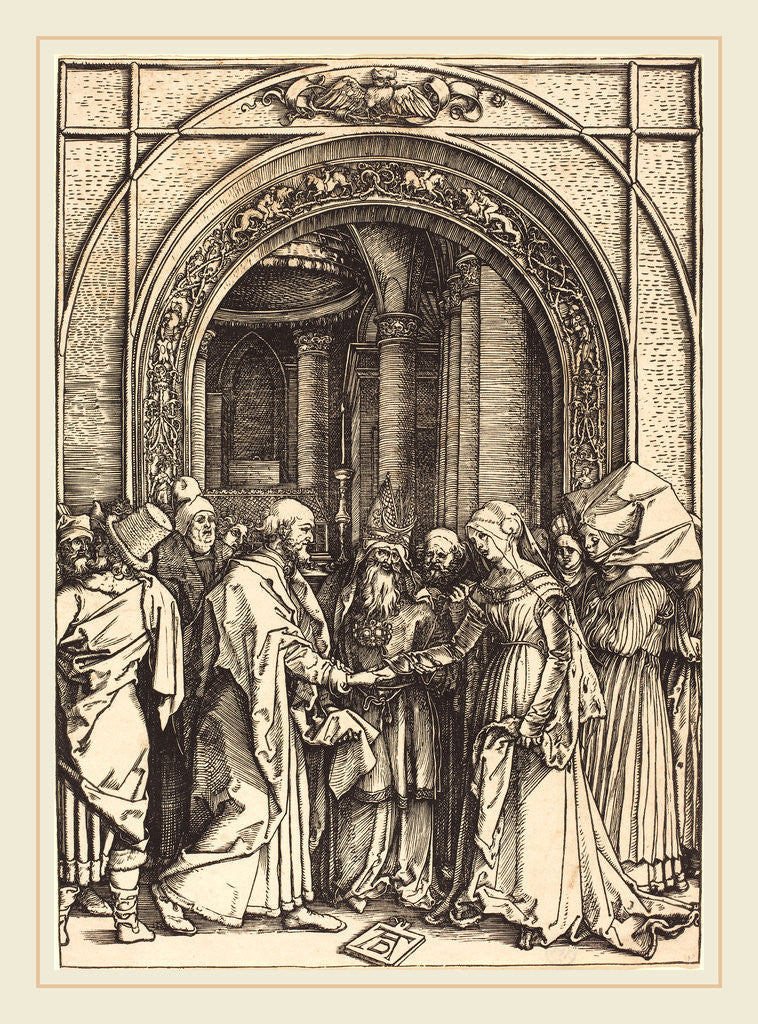 Detail of The Betrothal of the Virgin by Albrecht Dürer