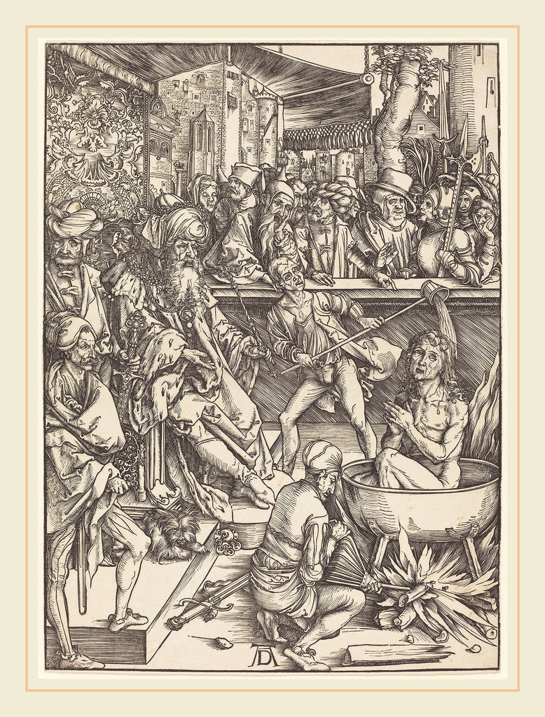 Detail of The Martyrdom of Saint John by Albrecht Dürer