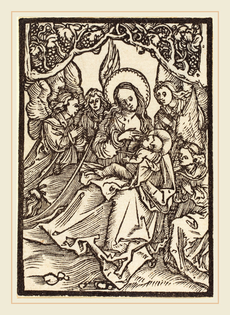 Detail of The Virgin Nursing the Christ Child with Four Angels, c. 1500 by Albrecht Dürer