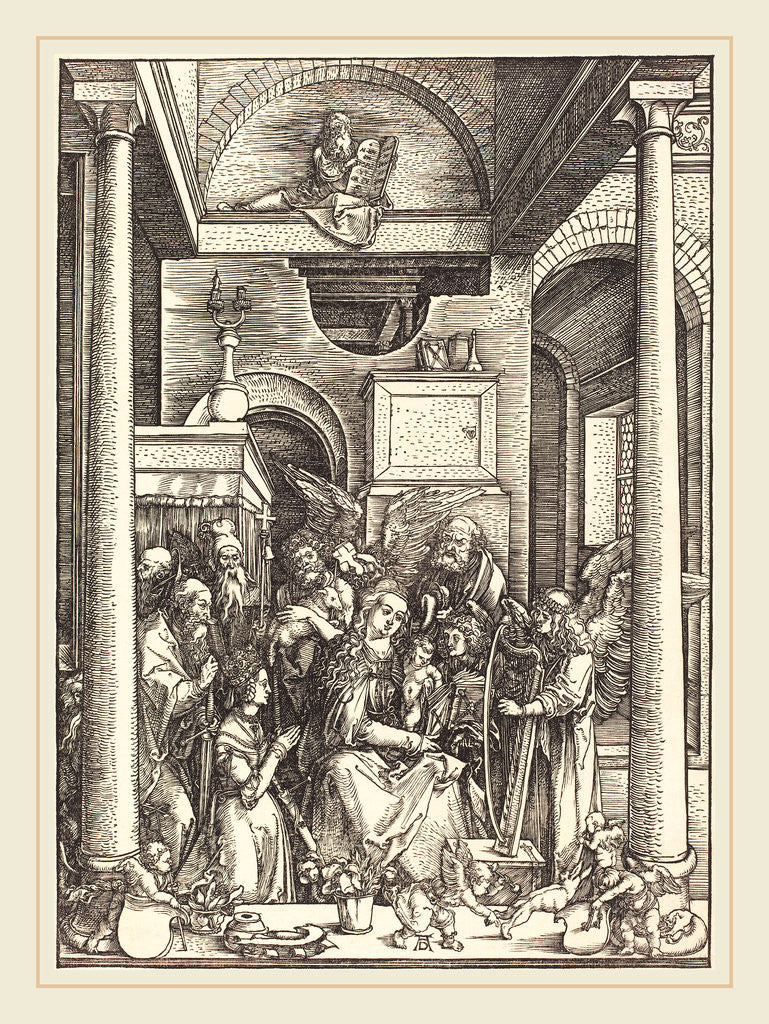 Detail of The Glorification of the Virgin, c. 1504 by Albrecht Dürer