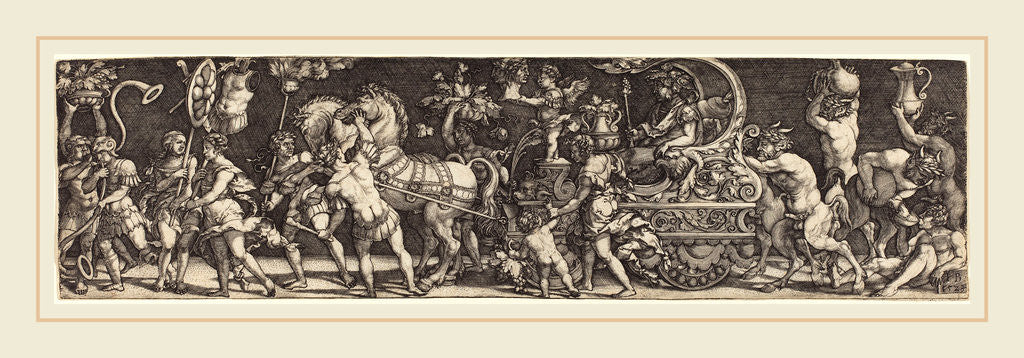 Detail of The Triumph of Bacchus, 1528 by Master IB