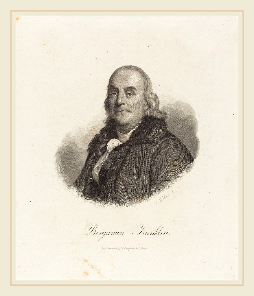 Detail of Benjamin Franklin by Franz Weber