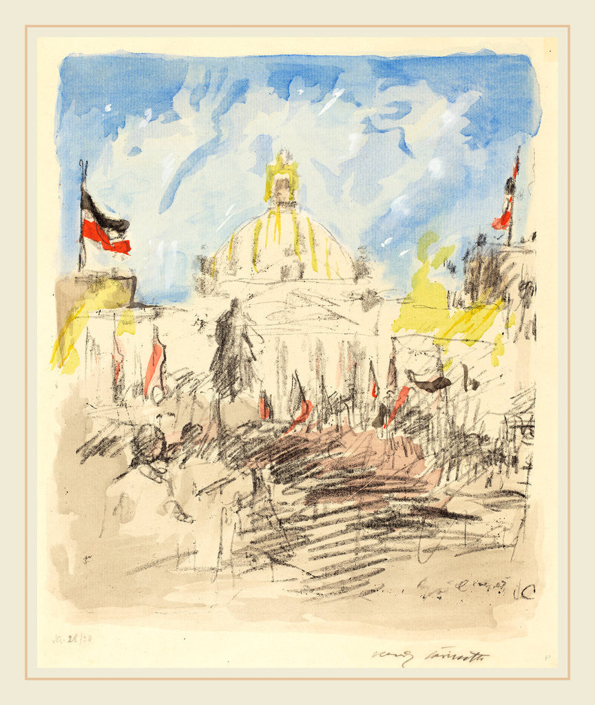 Detail of Bismarckfeier by Lovis Corinth