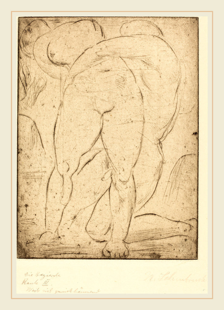 Detail of Passion II by Wilhelm Lehmbruck