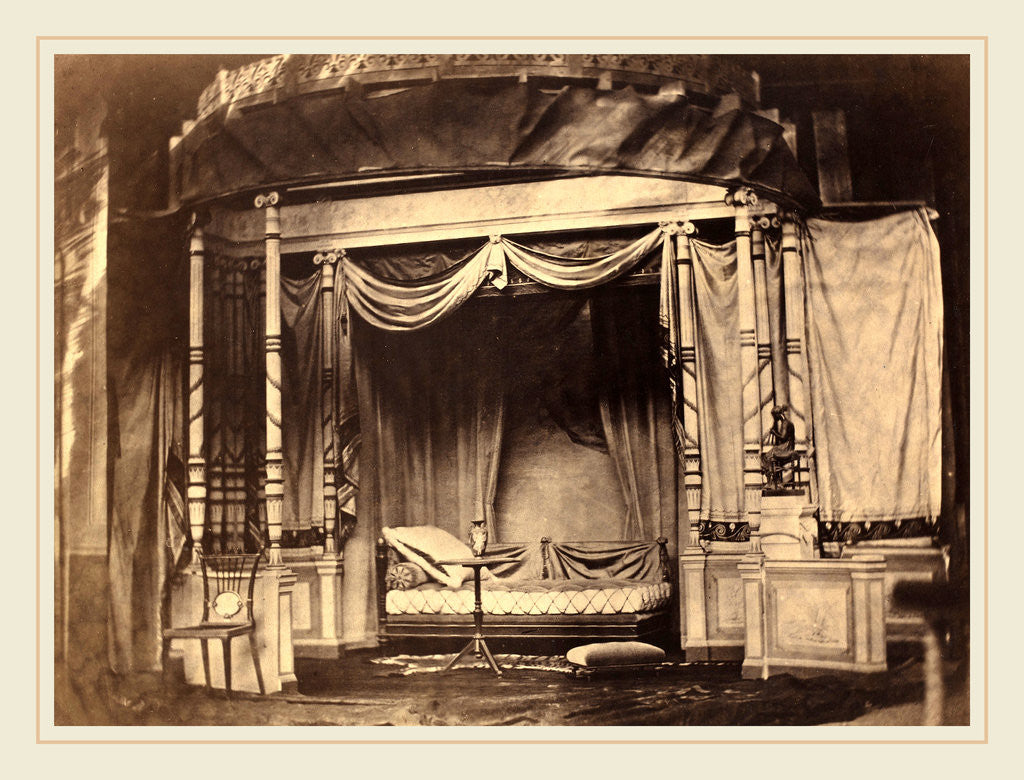 Detail of Bedroom display in the Paris Universal Exposition of 1855, 1855 by Félix Jacques Antoine Moulin