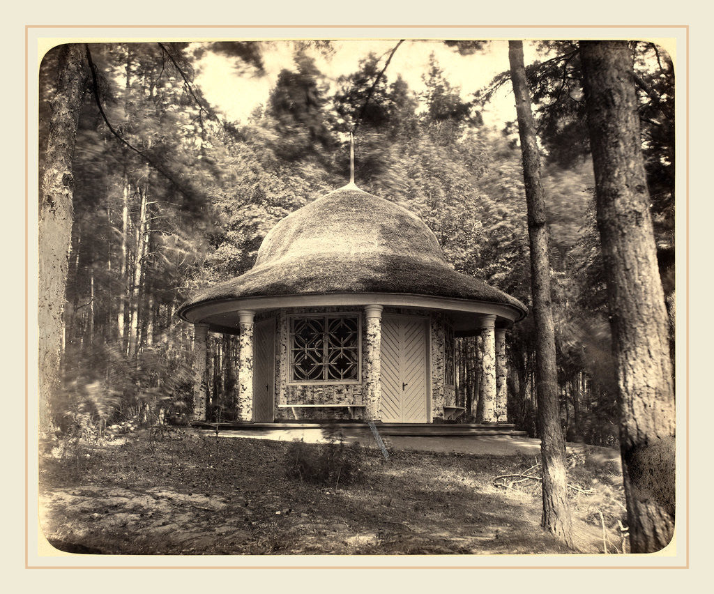 Detail of Gazebo in the Forest Near Moscow, c. 1870s by Scherer and Nabholz