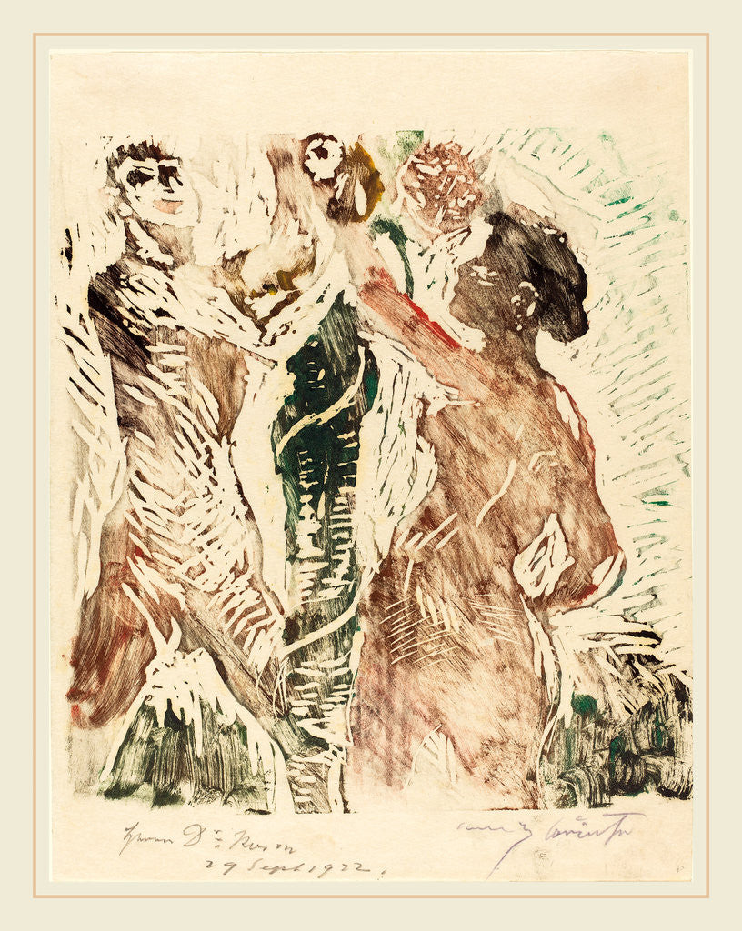 Detail of The Fall of Man by Lovis Corinth