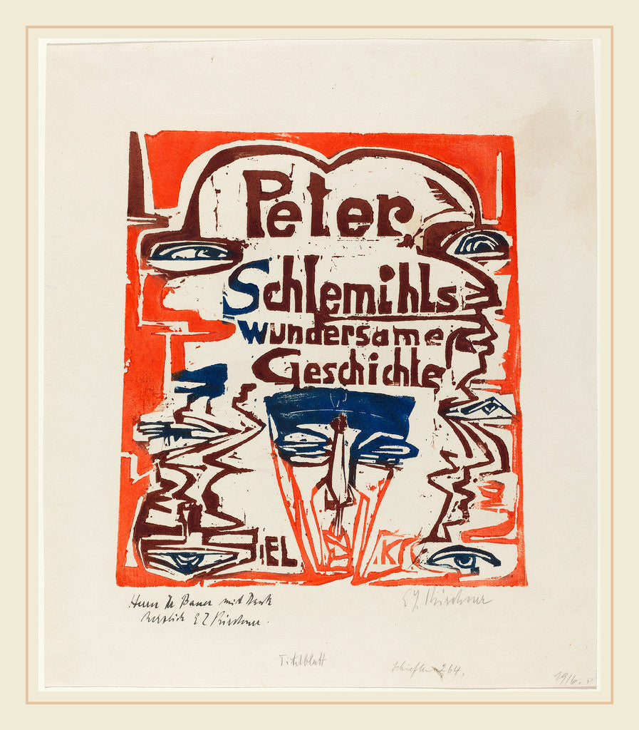 Detail of Peter Schlemihls wundersame Geschichte by Ernst Ludwig Kirchner
