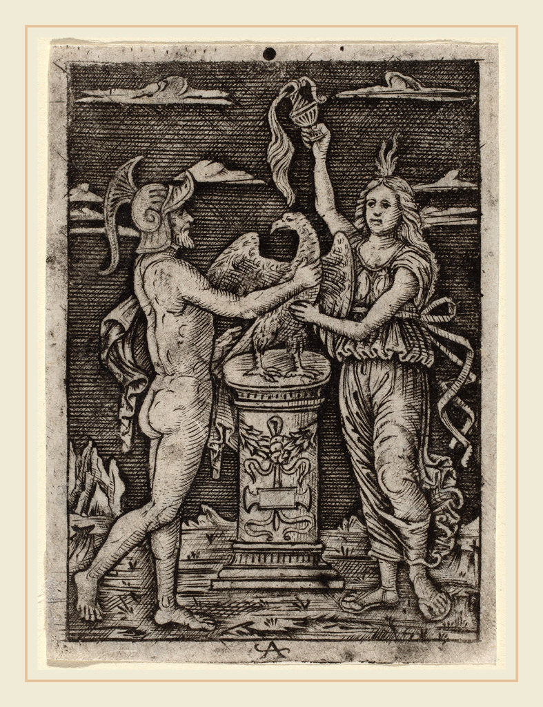 Detail of Consecration of an Eagle by Anonymous