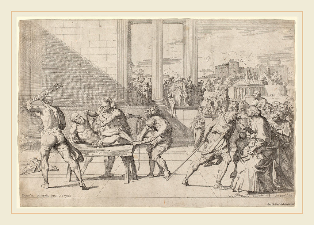 Detail of Martyrdom of Saint Andrew by Carlo Maratta