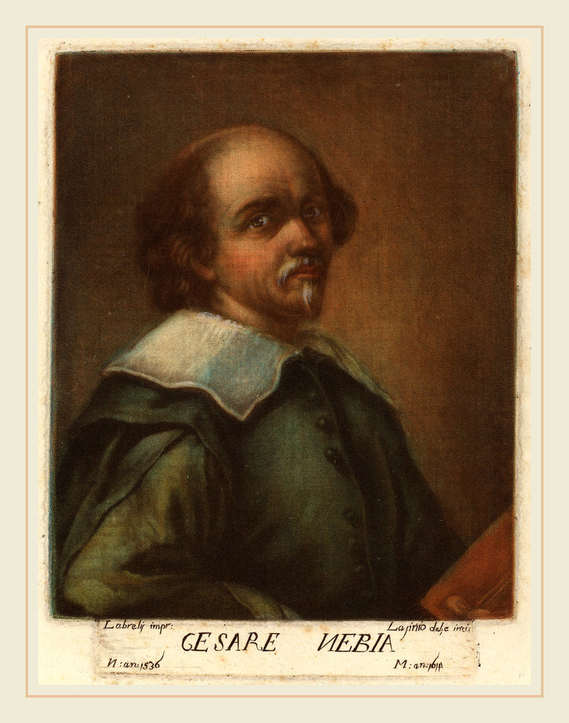 Detail of Cesare Nebbla by Carlo Lasinio
