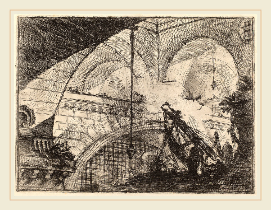 Detail of The Arch with a Shell Ornament by Giovanni Battista Piranesi
