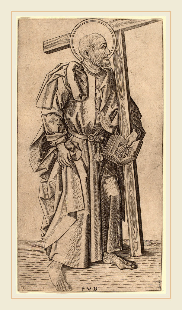 Detail of Saint Simon by Master FVB