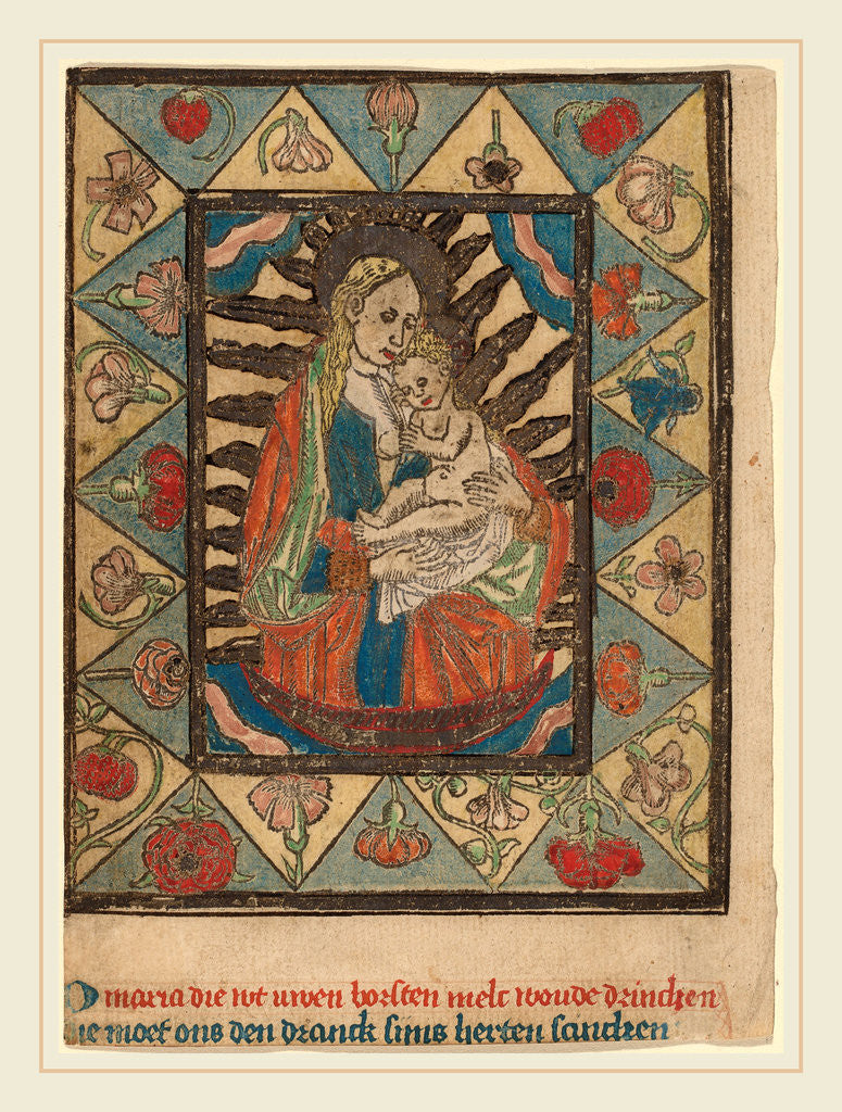 Detail of The Madonna and Child, c. 1500 by Anonymous