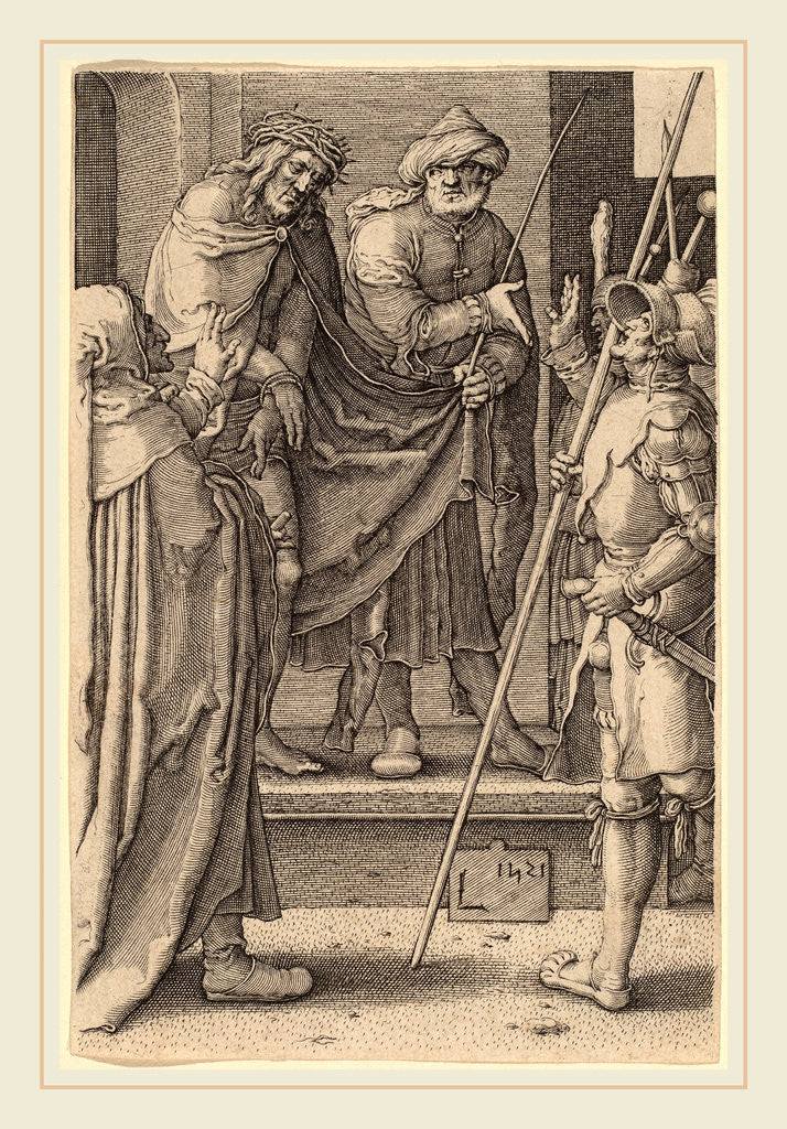 Detail of Ecce Homo, 1521 by Lucas van Leyden