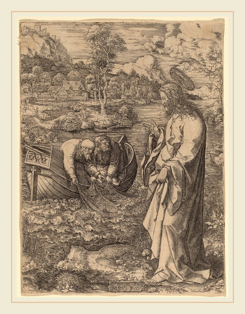 Detail of Christ Summoning Peter, 1523 by Dirk Jacobsz Vellert