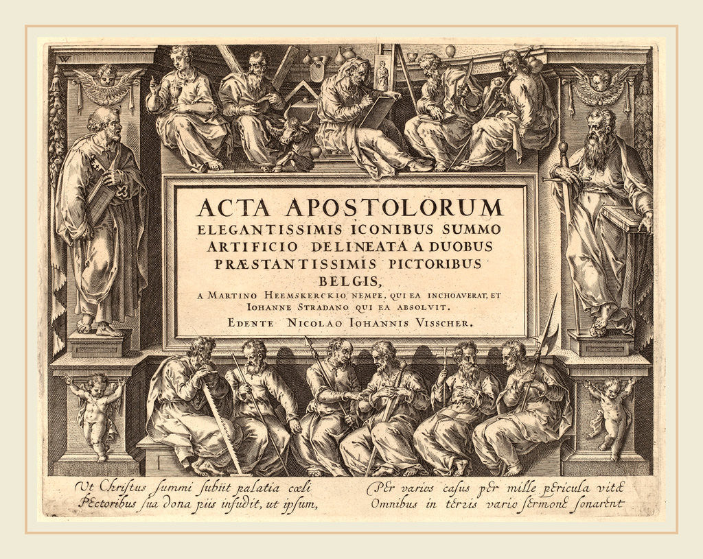 Detail of Title Page by Philip Galle