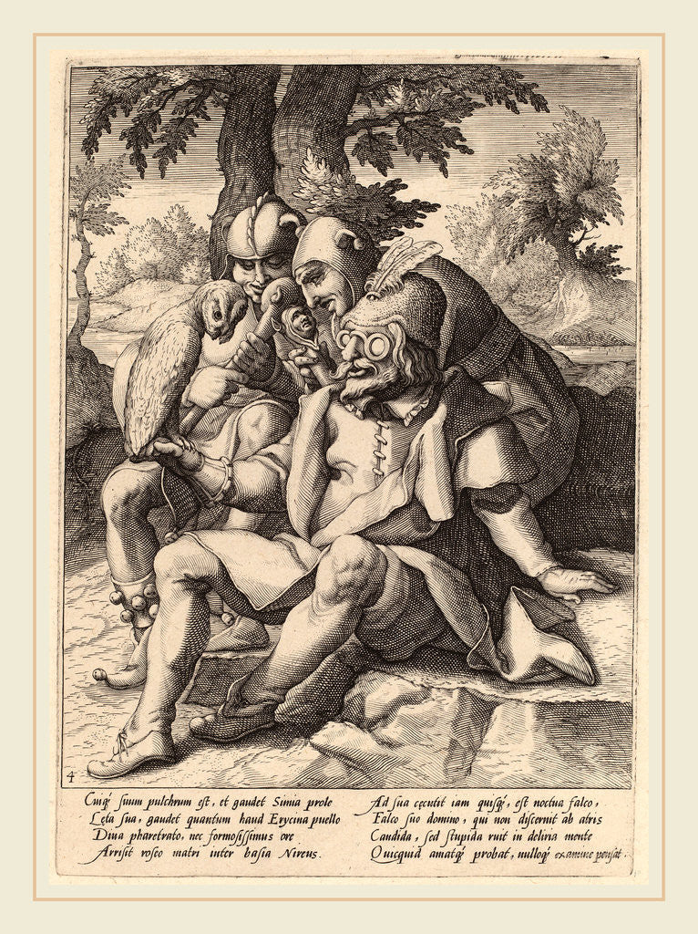Detail of The Wisdom of Fools, c. 1592 by Workshop of Hendrik Goltzius