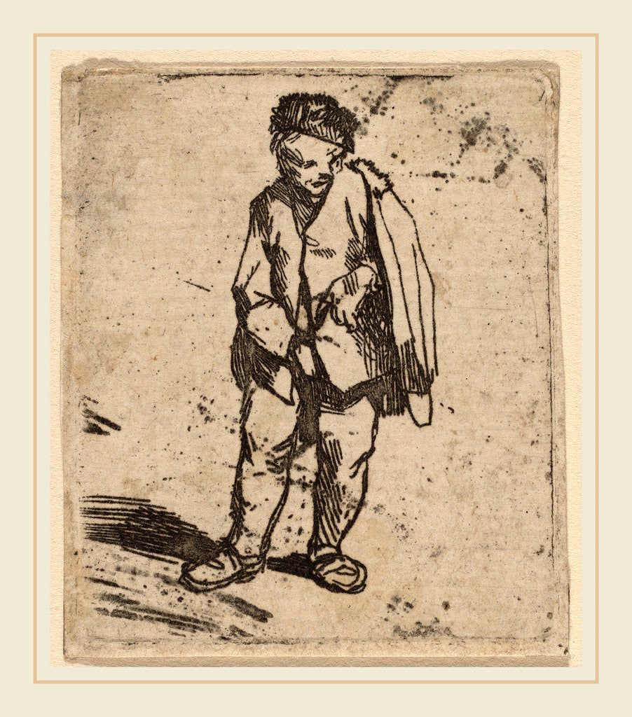 Detail of Man in a Short Cloak by Cornelis Bega