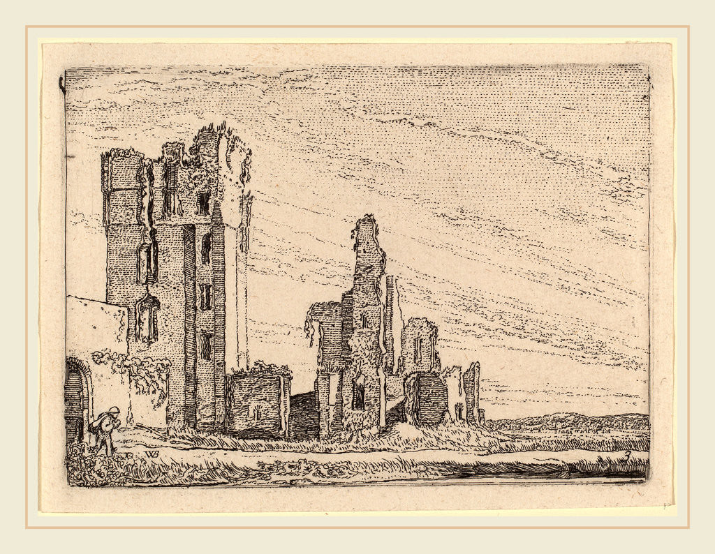 Detail of Two Ruins, 1621 by Willem Buytewech