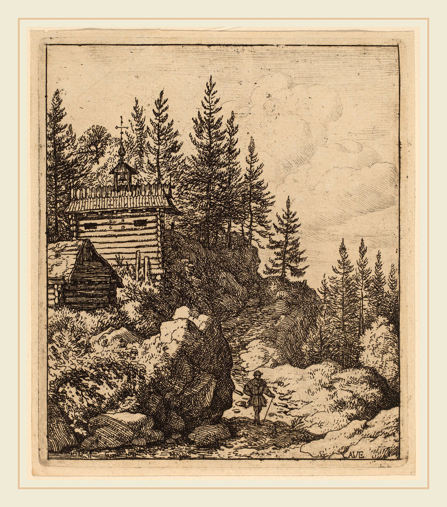 Detail of Chapel by Allart van Everdingen