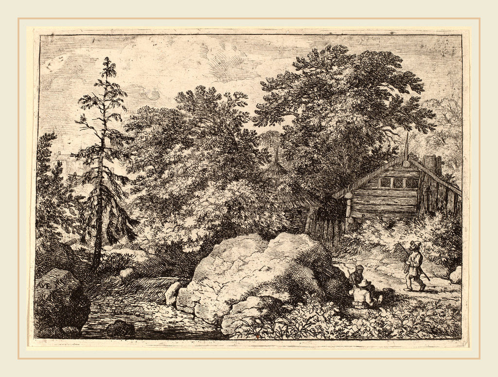 Detail of The Knoll by Allart van Everdingen