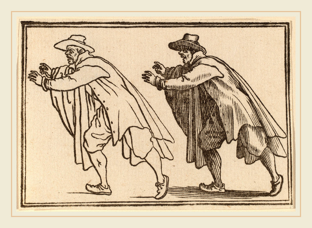 Detail of Man Moving Abruptly, 1621 by Edouard Eckman