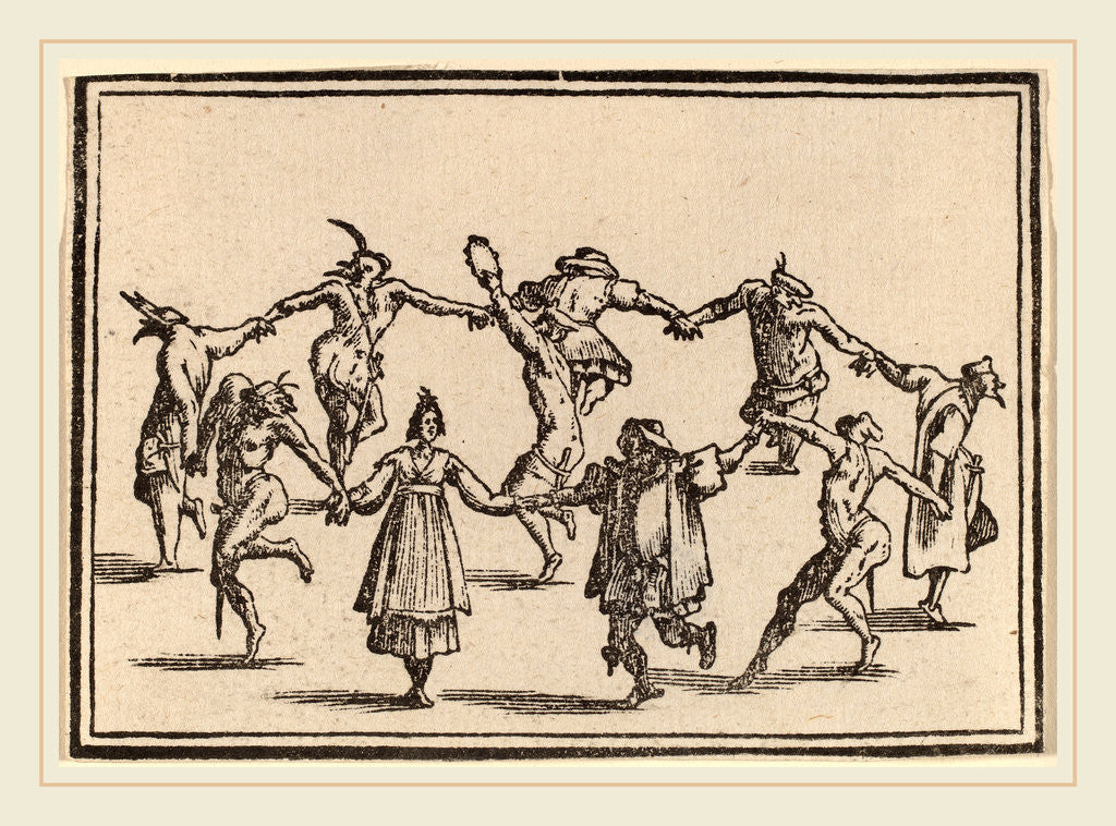 Detail of The Dance, 1621 by Edouard Eckman