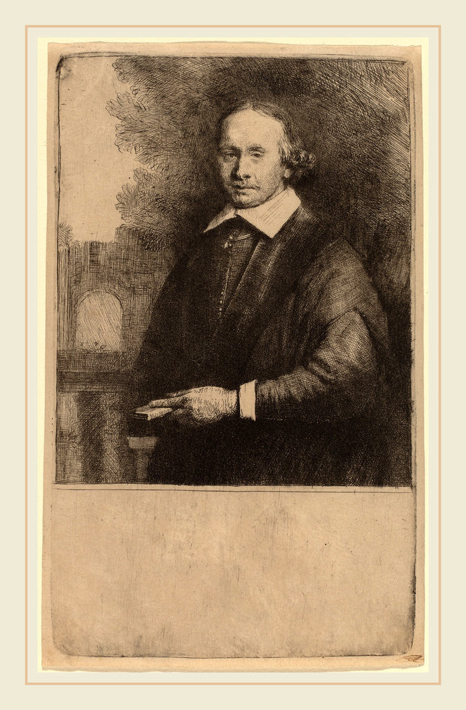 Detail of Jan Antonides van der Linden, 1665 by Rembrandt van Rijn