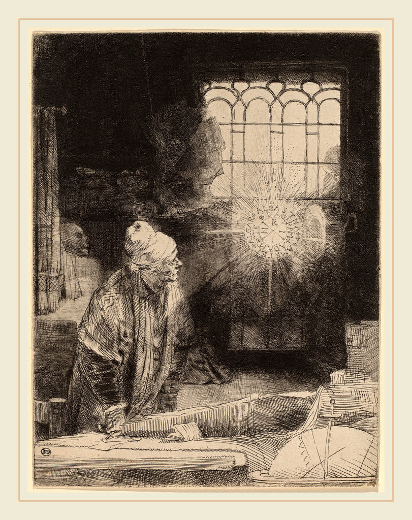 Detail of Faust, c. 1652 by Rembrandt van Rijn