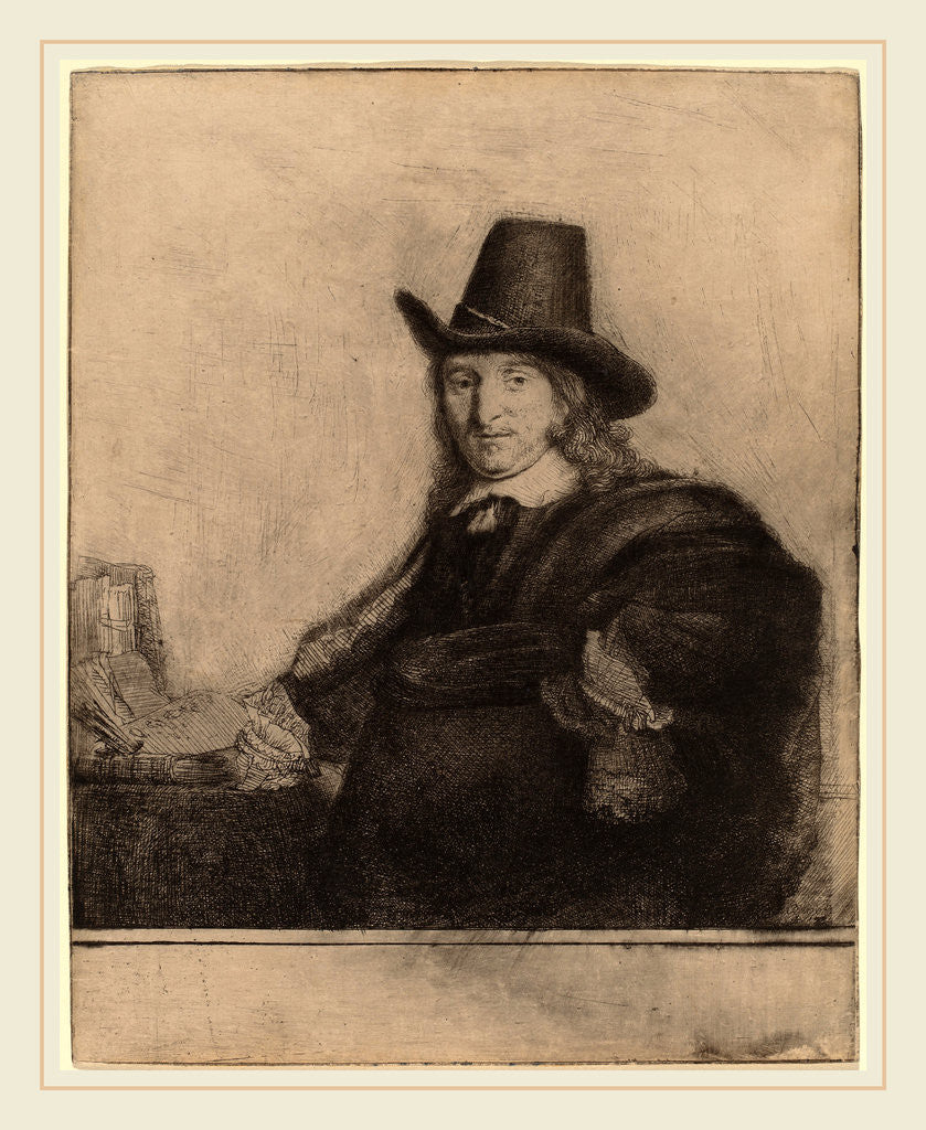 Detail of Jan Asselyn, c. 1647 by Rembrandt van Rijn
