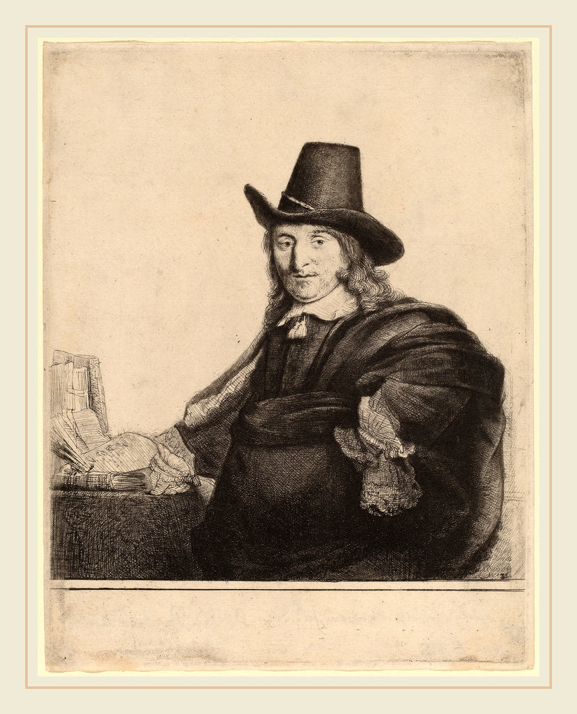 Detail of Jan Asselyn, c. 1647 by Rembrandt van Rijn