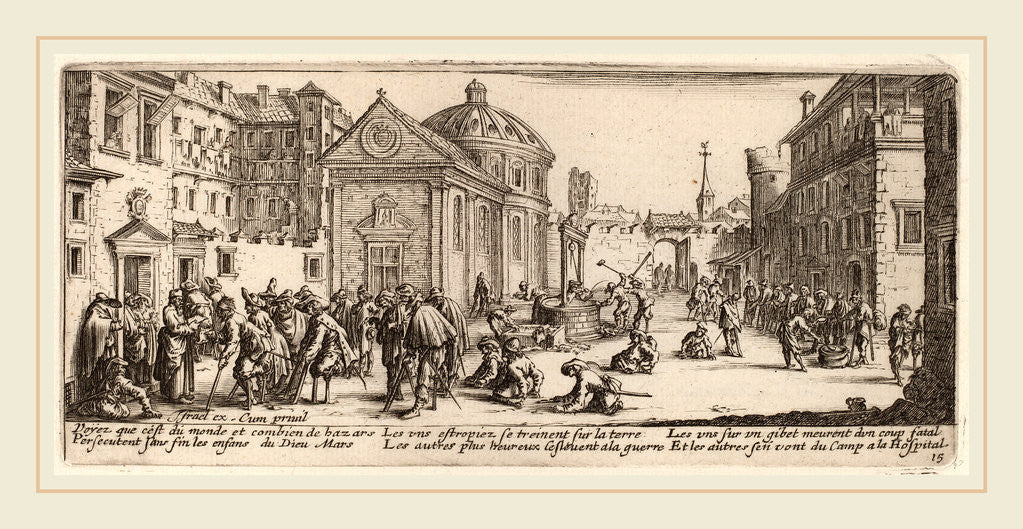 Detail of The Hospital by Gerrit van Schagen