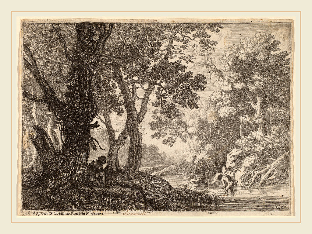 Detail of Salmacis and Hermaphroditus by Herman van Swanevelt