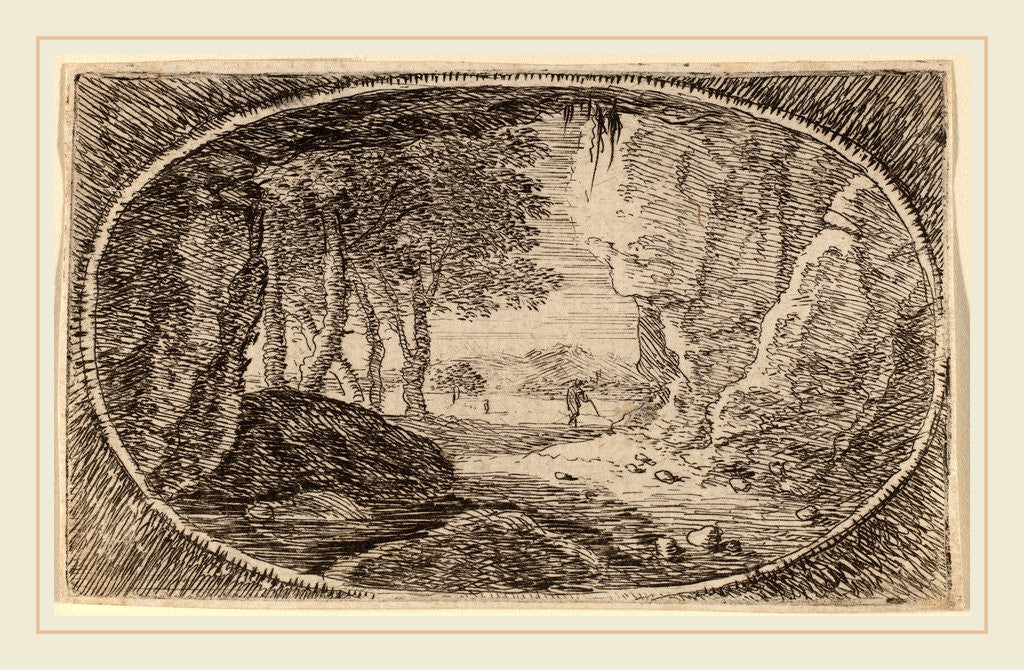 Detail of The Rocks by Herman van Swanevelt