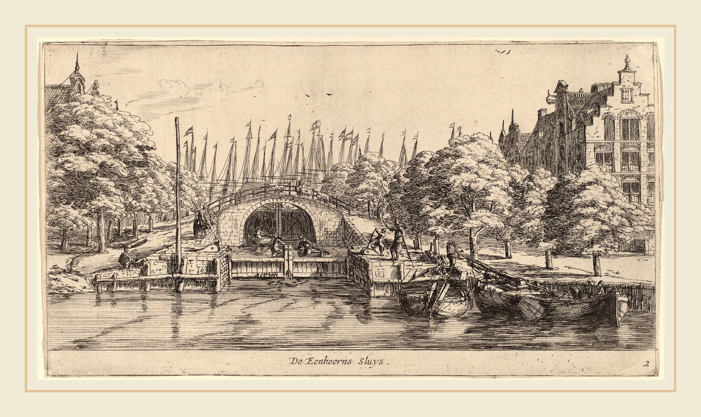 Detail of Eenhoorns Sluis by Reinier Zeeman