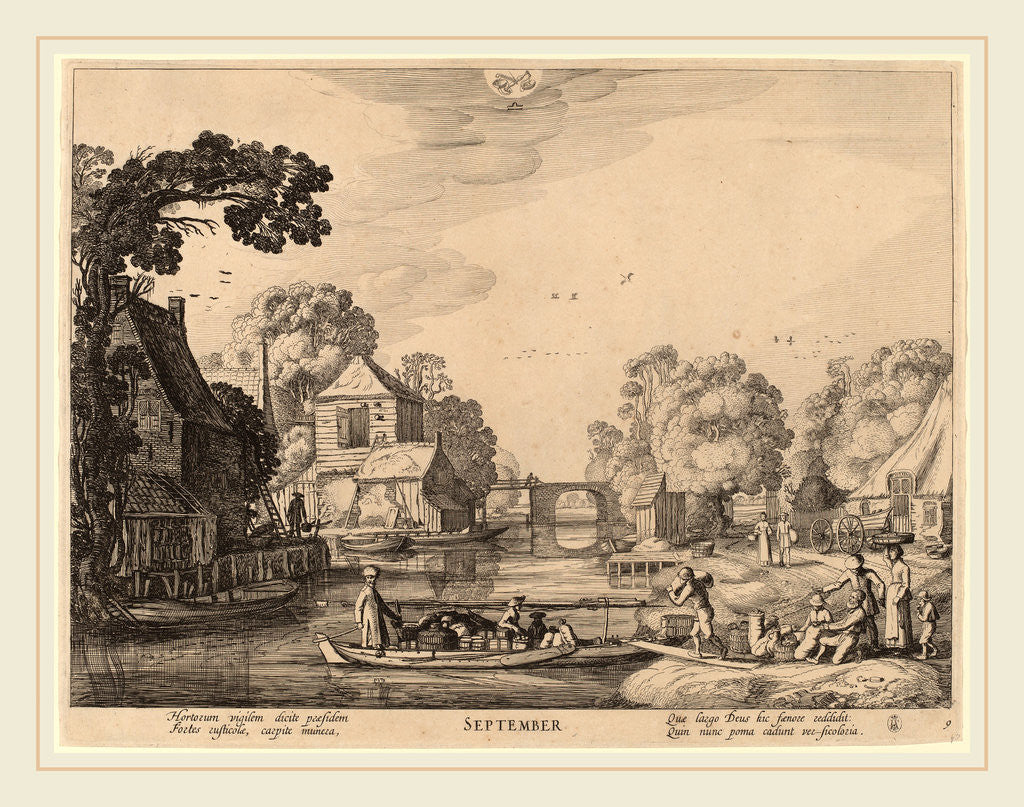 Detail of September by Jan van de Velde II