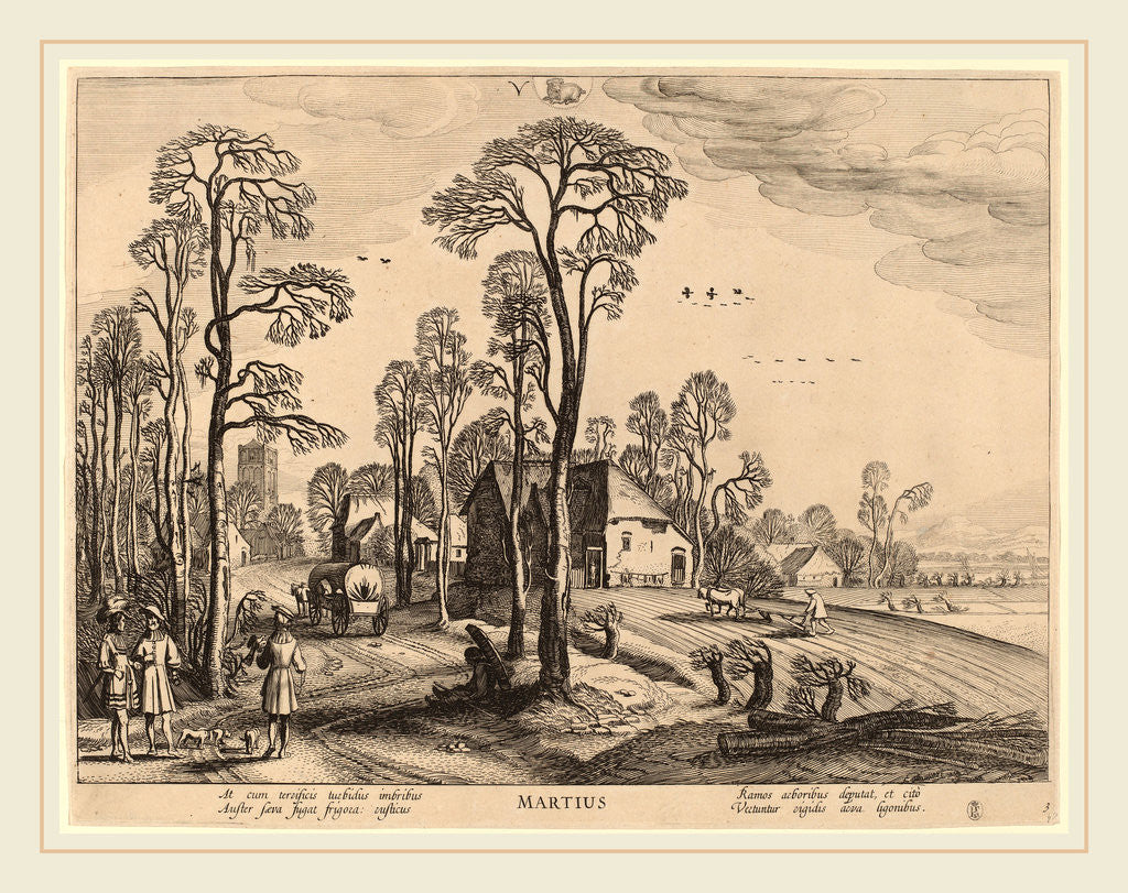 Detail of March by Jan van de Velde II